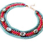 collier fantaisie turquoise