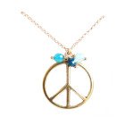 collier vintage paix