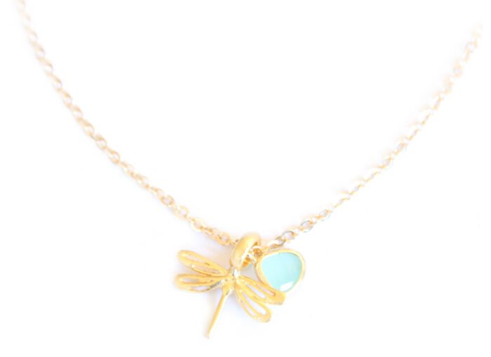 Bijoux-fantaisie-collier-libellule-aigue-marine