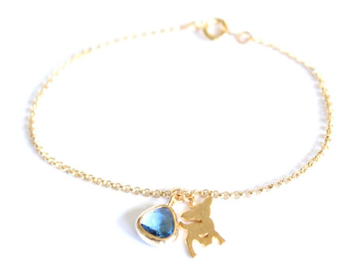 Bracelet été 2014. bracelet-biche-bleu-tendance-2014