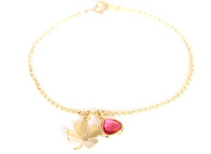 bracelet-trefle-rose-ete 2014