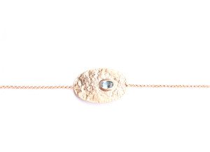 Bracelet fantaisie tendance aiguemarine