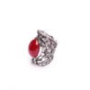 bague vintage rouge