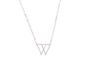 collier triangle femme