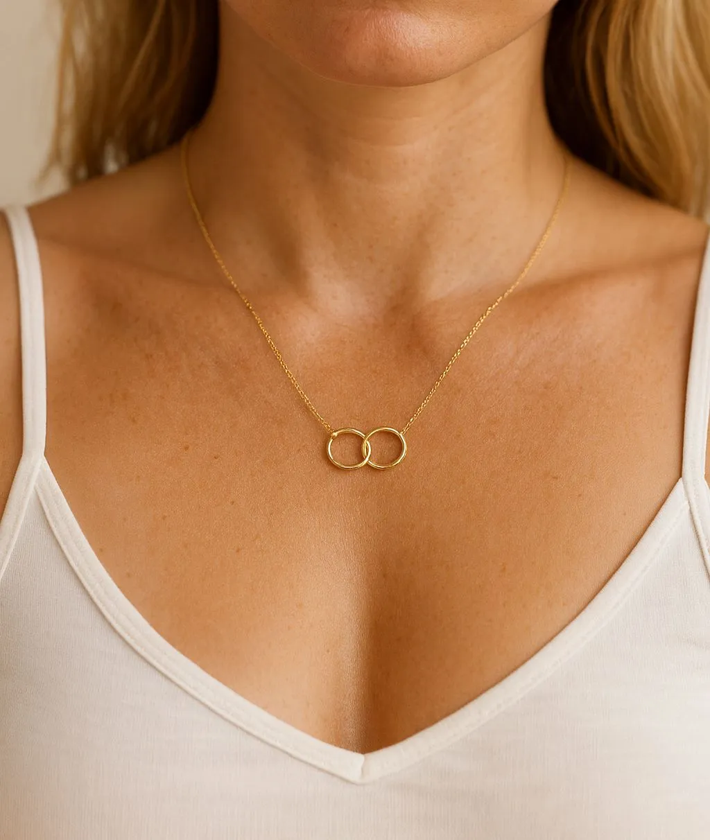 bijoux minimaliste tendance femme avec bijoux minimaliste collier deux cercles