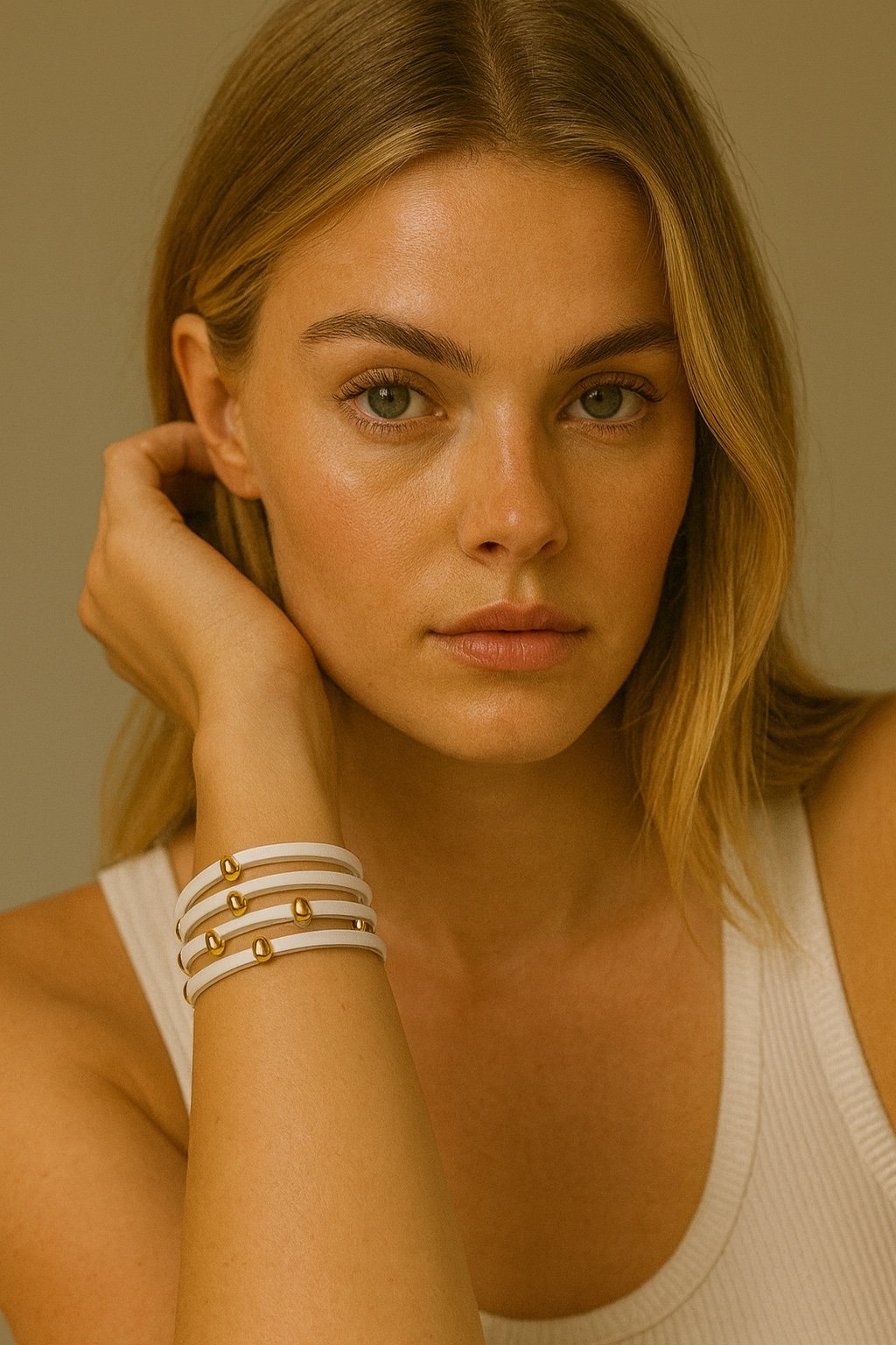 bracelet cuir femme tendance 2026 femme avec bracelet cuir femme tendance 2026